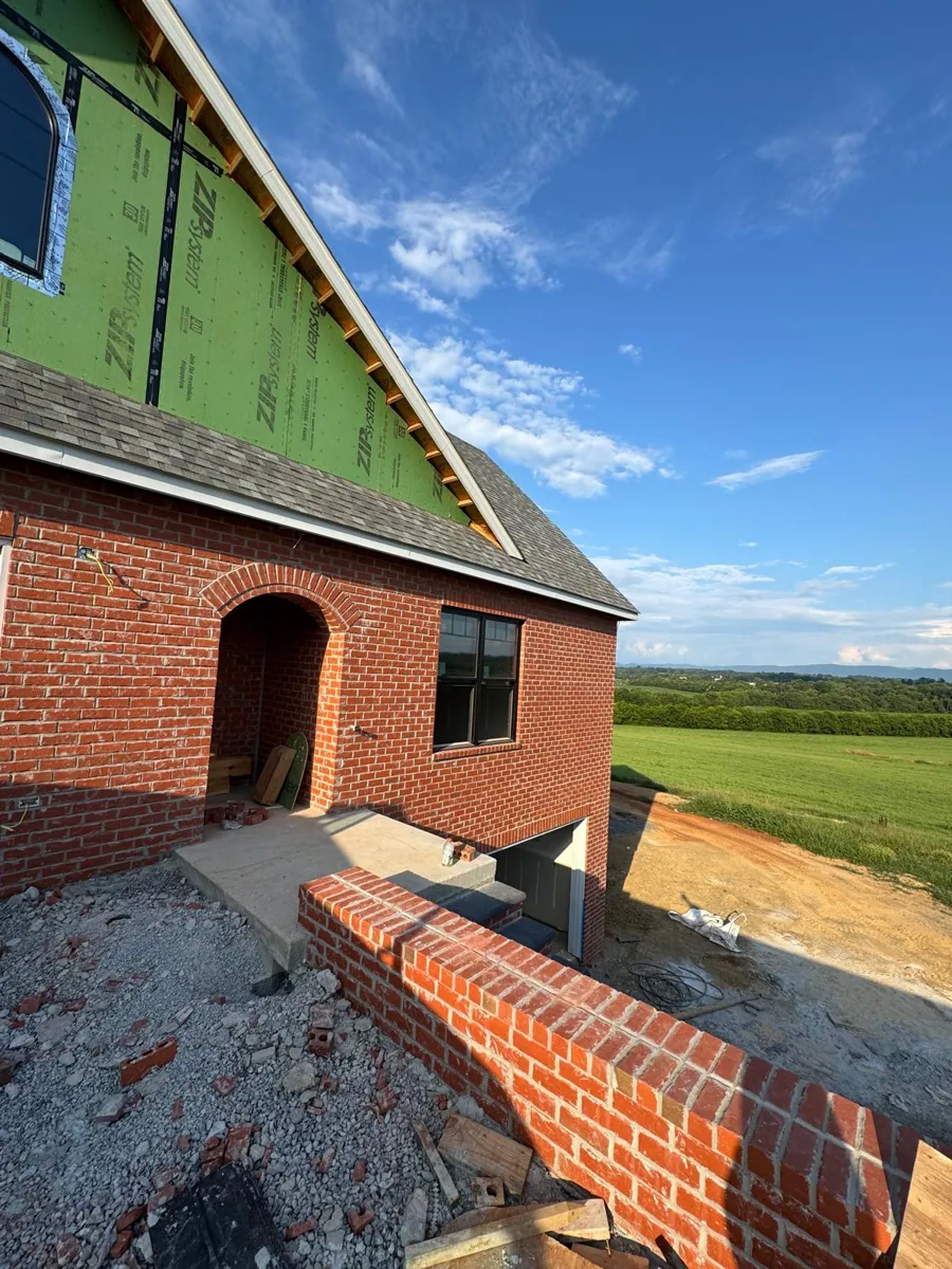 Brick construction project