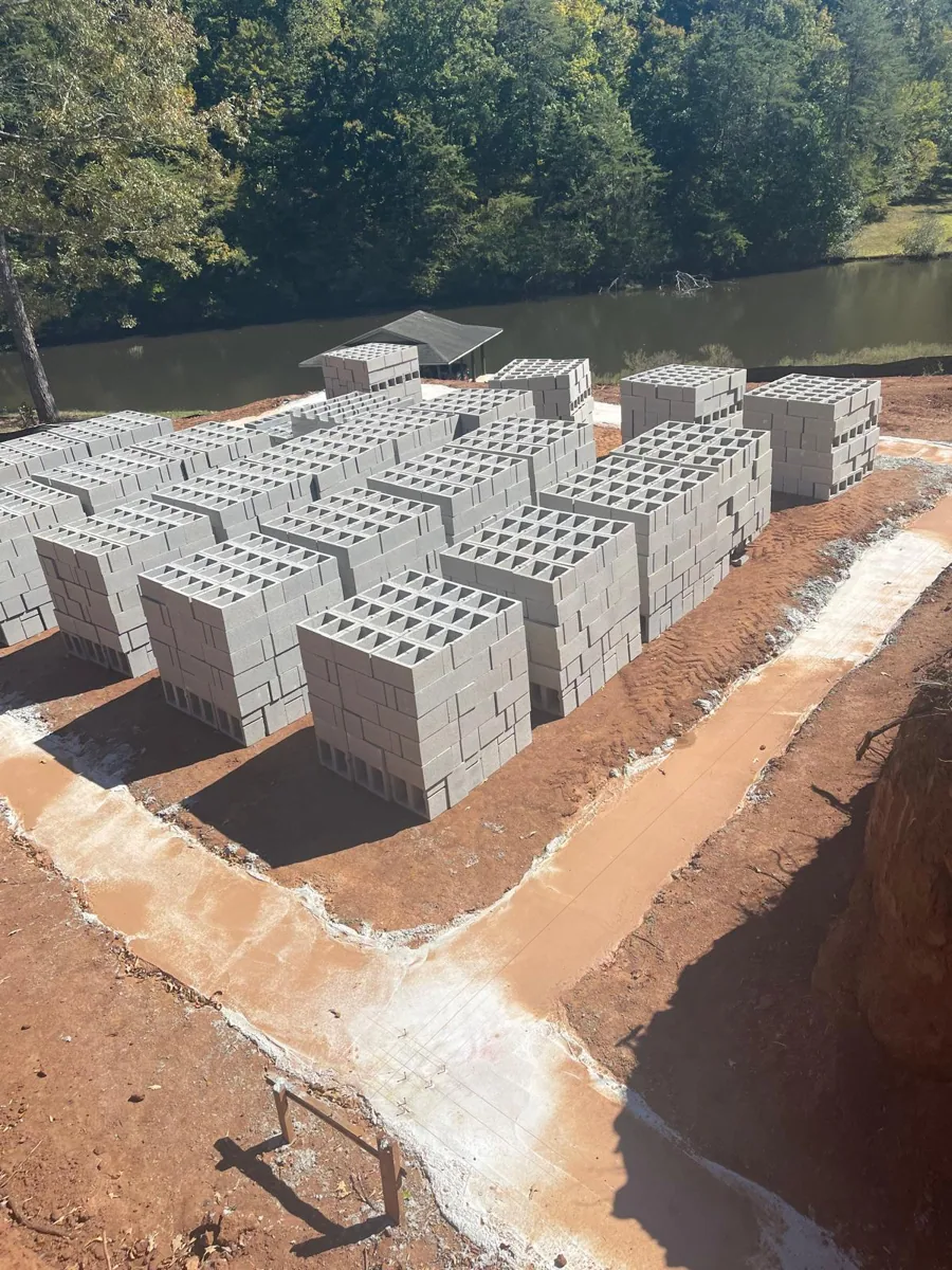 Foundation construction project